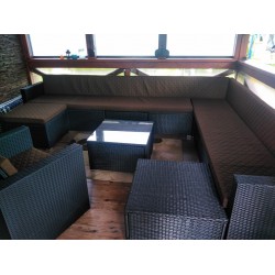 Sedáky na ratanovú sedaciu súpravu a kreslo